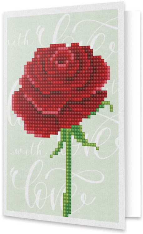 Diamante Dotz Amor Rosa Tarjetas de felicitación