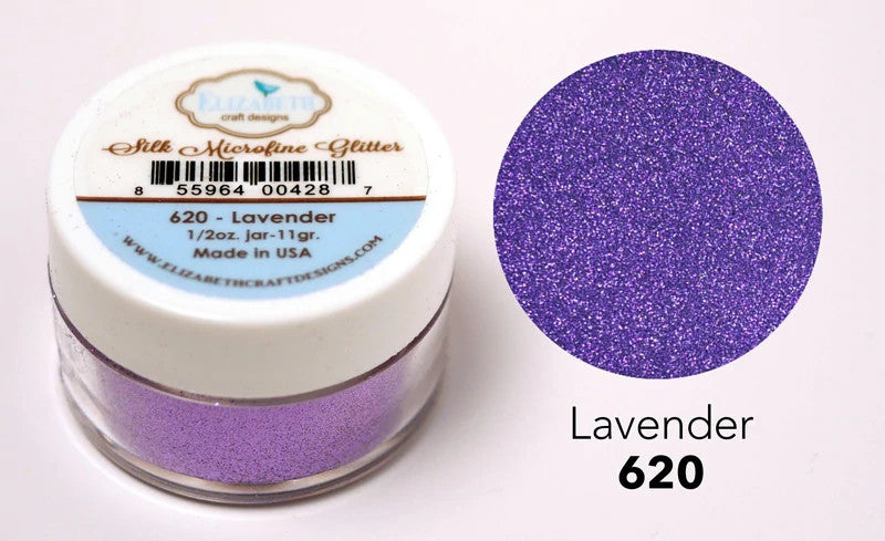 Elizabeth Craft Designs Silk Microfine Glitter - Lavender 0.5oz