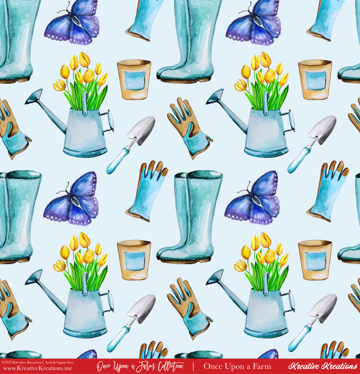 Kreative Kreations Once Upon a Farm 12” x 12” Paper Collection