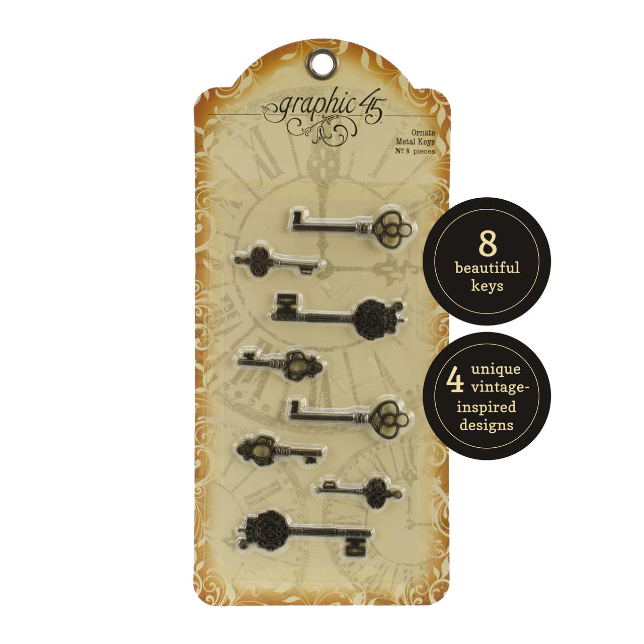 Graphic 45 Ornate Metal Keys