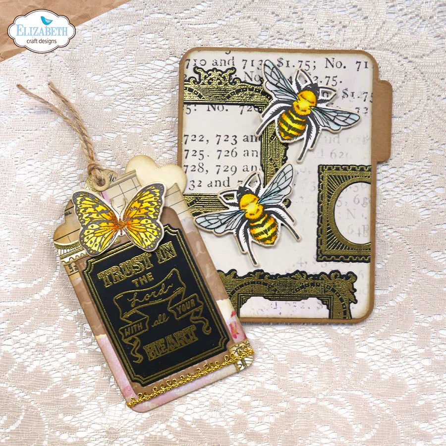 Elizabeth Craft Designs English Countryside 1 stempelset CS283