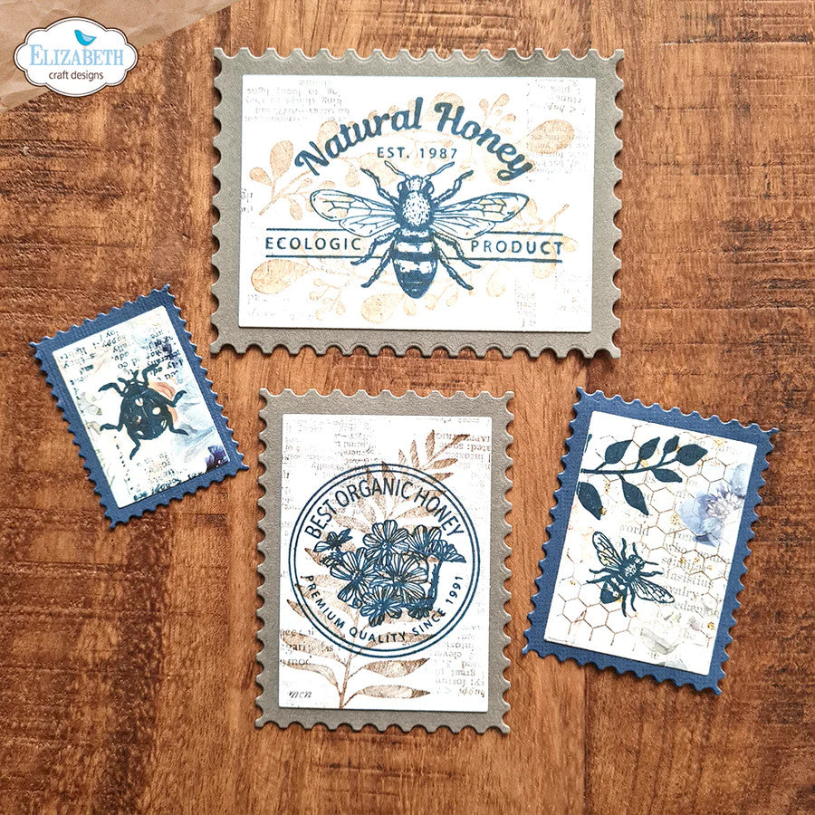 Elizabeth Craft Designs Everyday Elements Honeybee-stempelset