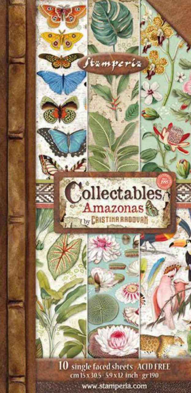 Stamperia Coleccionables 6” x 12” Amazonia