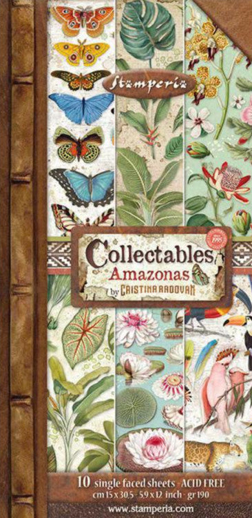 Stamperia Coleccionables 6” x 12” Amazonia