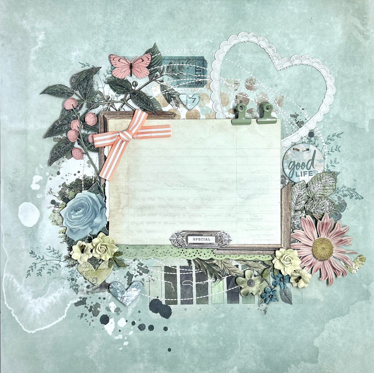 Antique Beauty 2-Page Layout