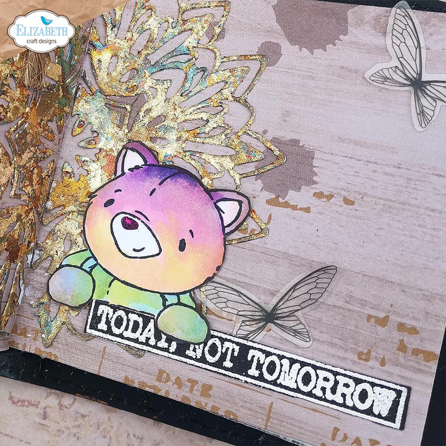 Elizabeth Craft Designs Grungy Wood 12" x 12" papieren pakket