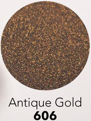 Micro Fine Glitter, Dark Gold, 1/2 oz