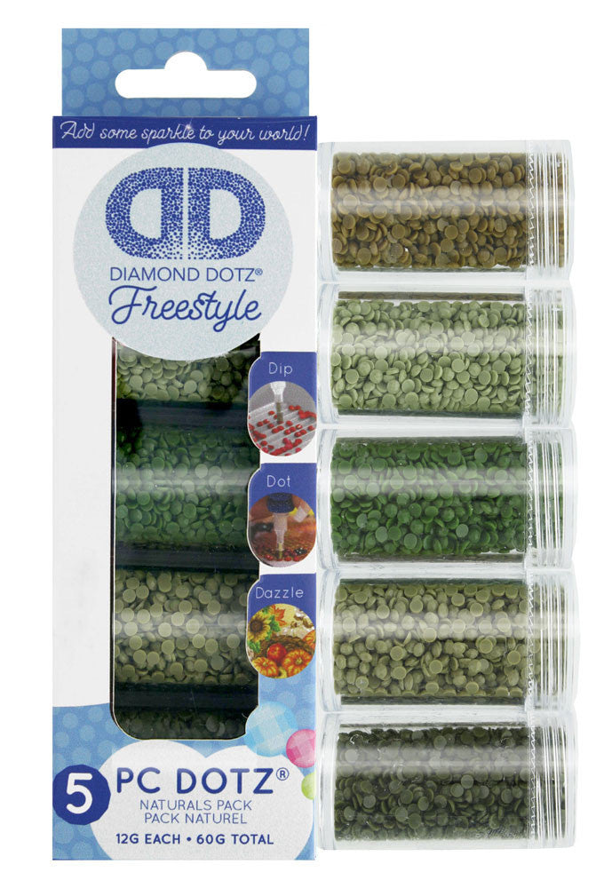 Diamond Dotz Freestyle Sampler Pack 5 Piece Naturals Pack