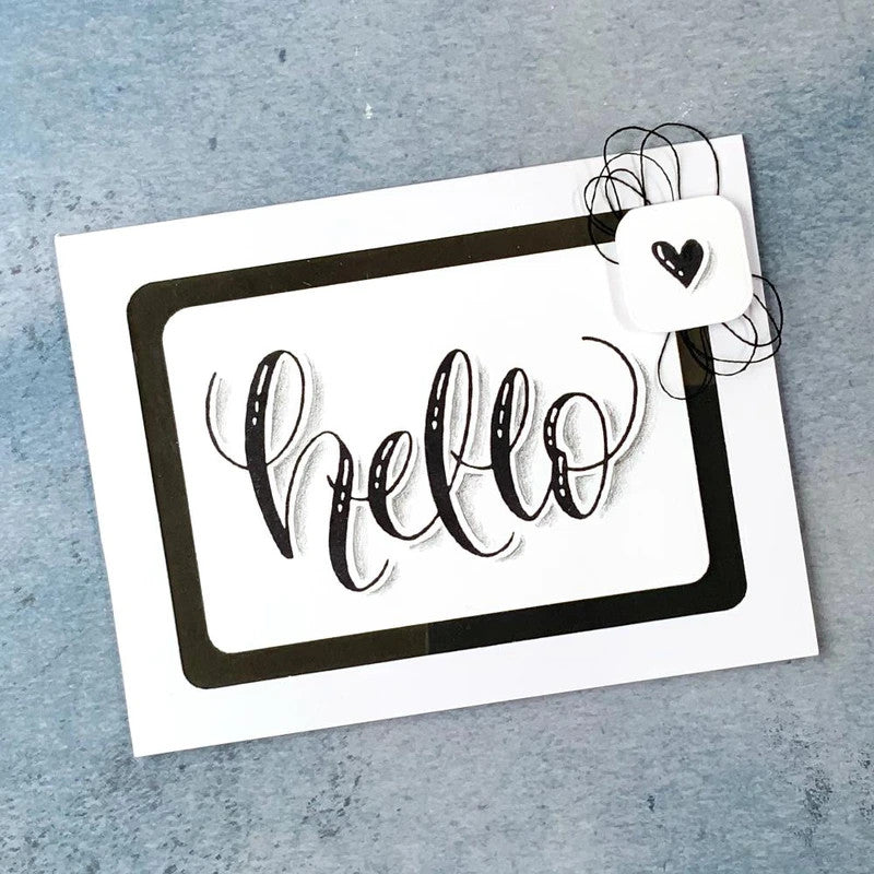 Elizabeth Craft Hallo duidelijke stempel