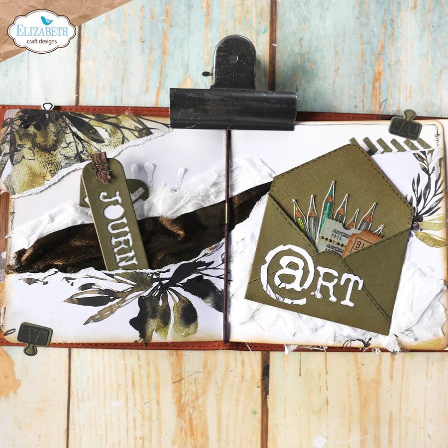 Elizabeth Craft Designs Art Journal Especiales de Devid Journal File XL 2