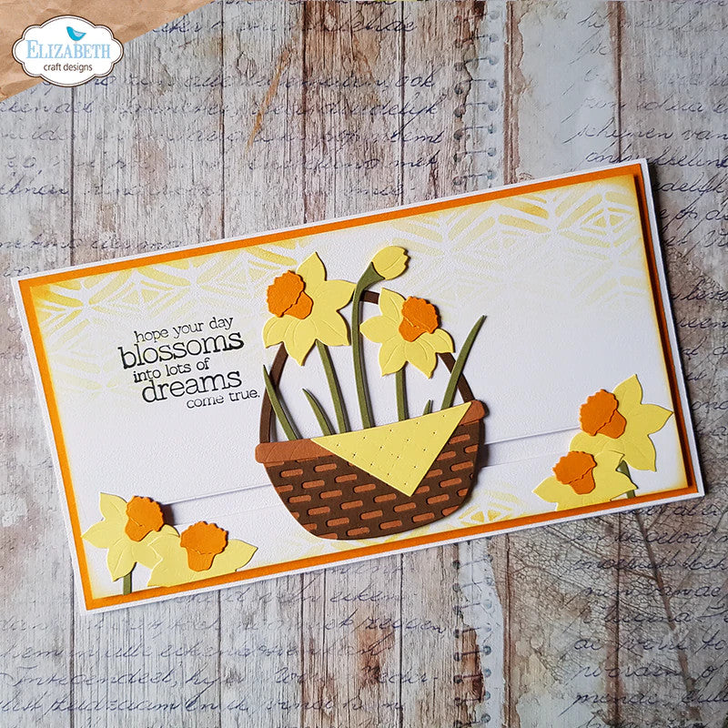 Troquel de narcisos de Elizabeth Craft Designs