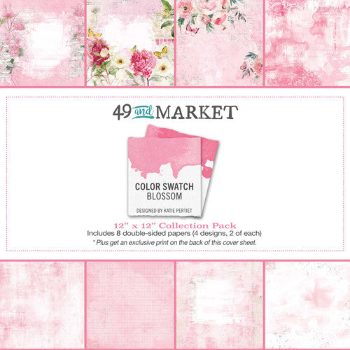 49 and Market Color Swatch Blossom 12 x 12 Collection Paper Pack