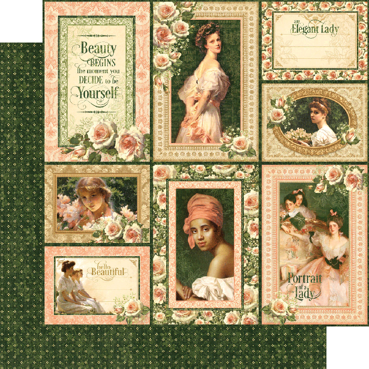 Afbeelding 45 Portret van een dame 30 x 30 cm Deluxe Collector's Edition