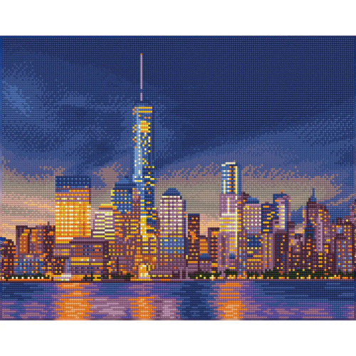 Diamond Dotz NYC Night Skyline