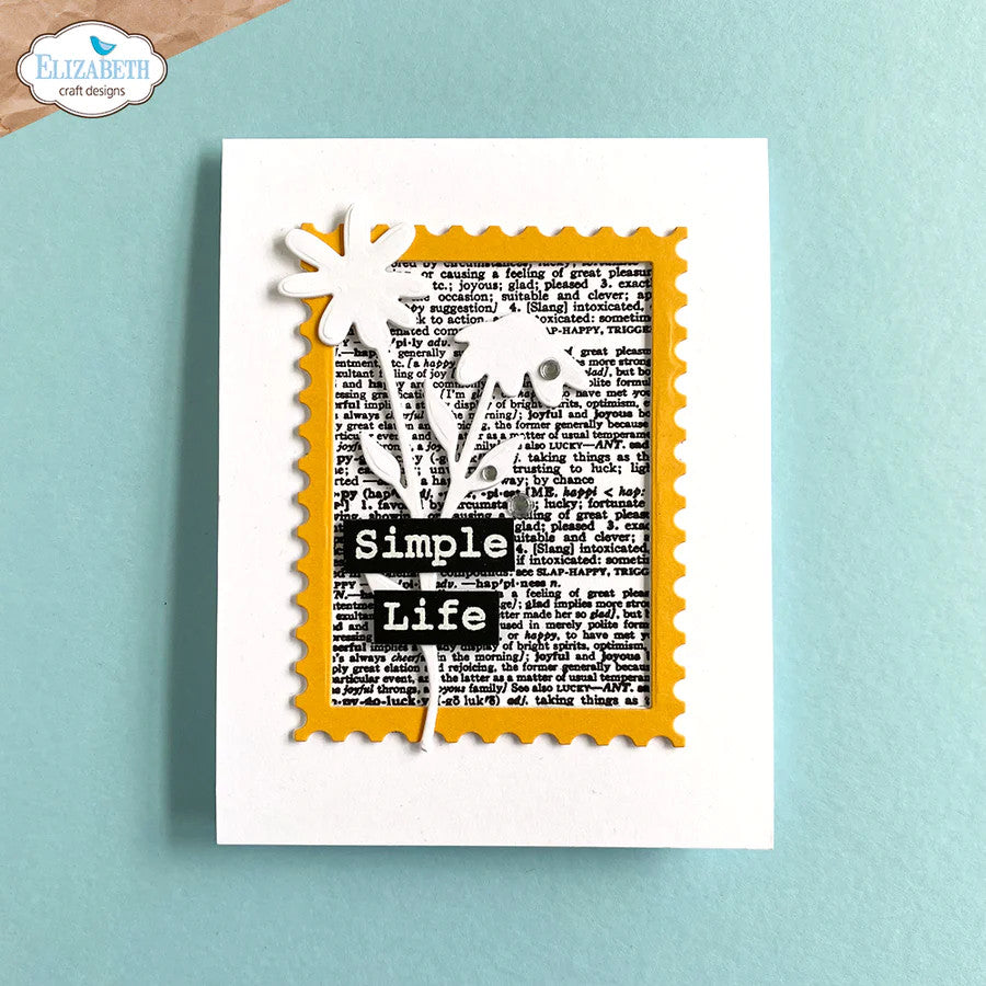 Elizabeth Craft Designs Everyday Elements Happy stempelset