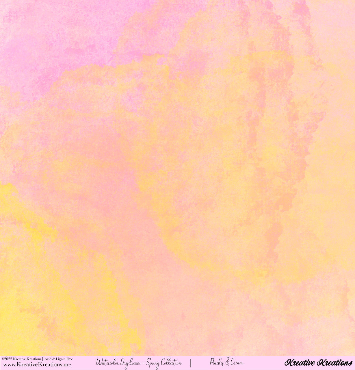 Kreative Kreations Watercolor Daydream - Spring Collection 12” x 12” Paper Collection