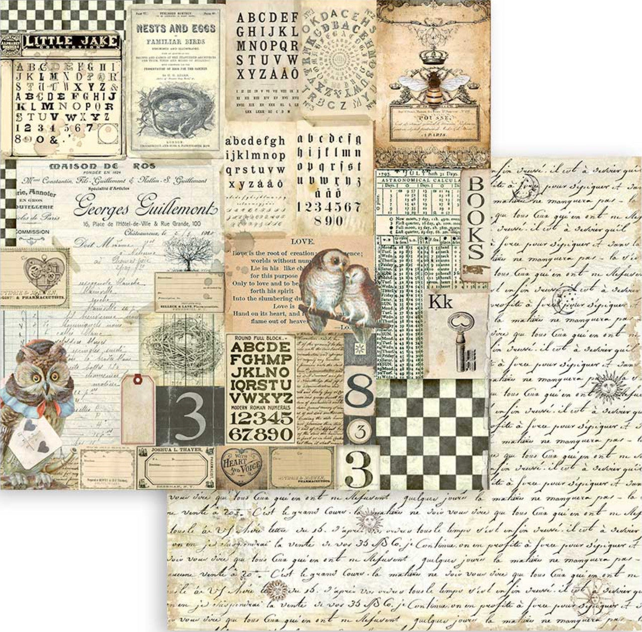 Stamperia Alchemy-papierpakket 8 "x 8"