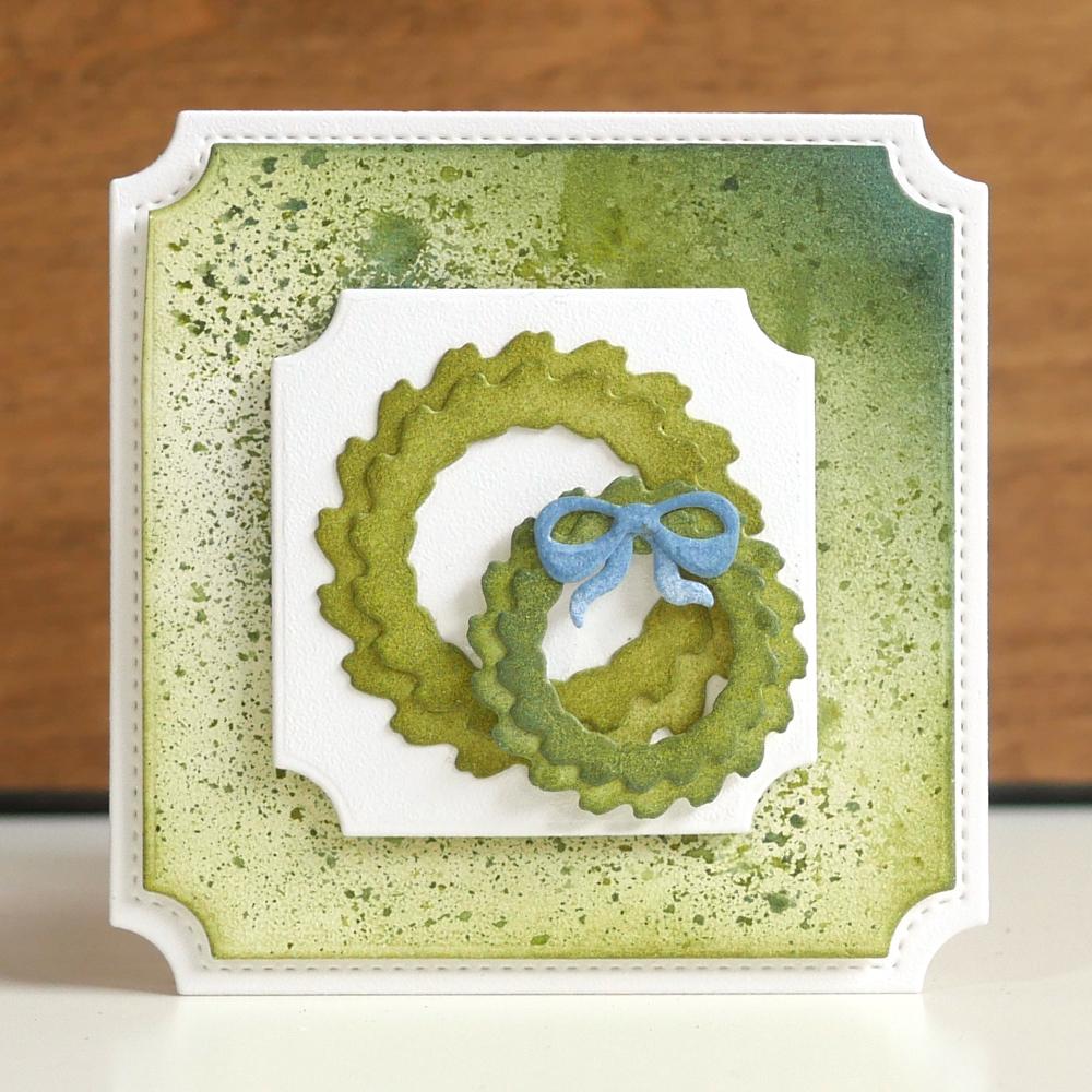 Elizabeth Craft Designs Fitted Indented Squares Metal Die Set