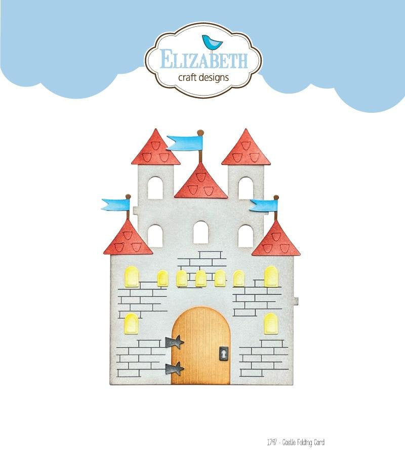 Elizabeth Craft Metal Die Castle-vouwkaart