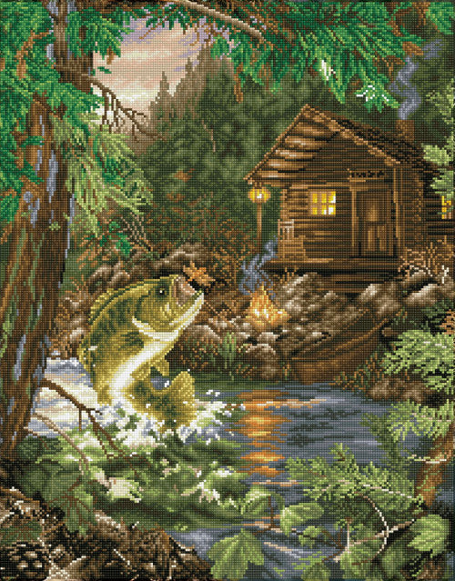 Diamond Dotz Gone Fishing