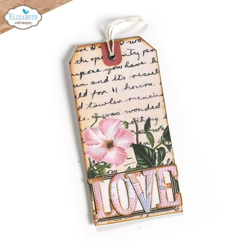 Elizabeth Craft Planner Essentials 37 - Gestikte letters en cijfers