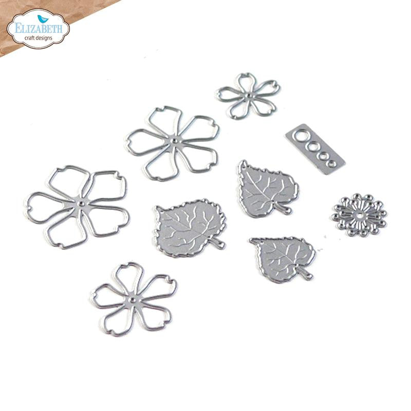 Elizabeth Craft Florals 13 stempelset