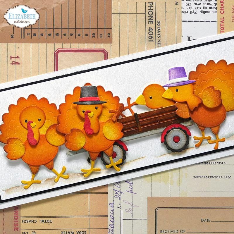 Elizabeth Craft Hay Ride-stansenset