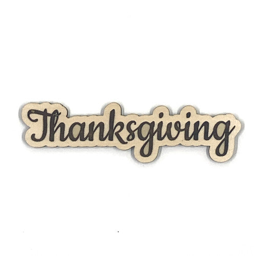 Thanksgiving Wooden Embellishment