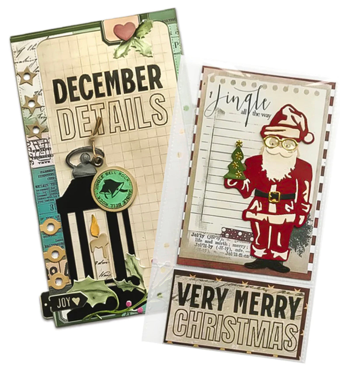 Elizabeth Craft Designs Christmas Vibes-stempel