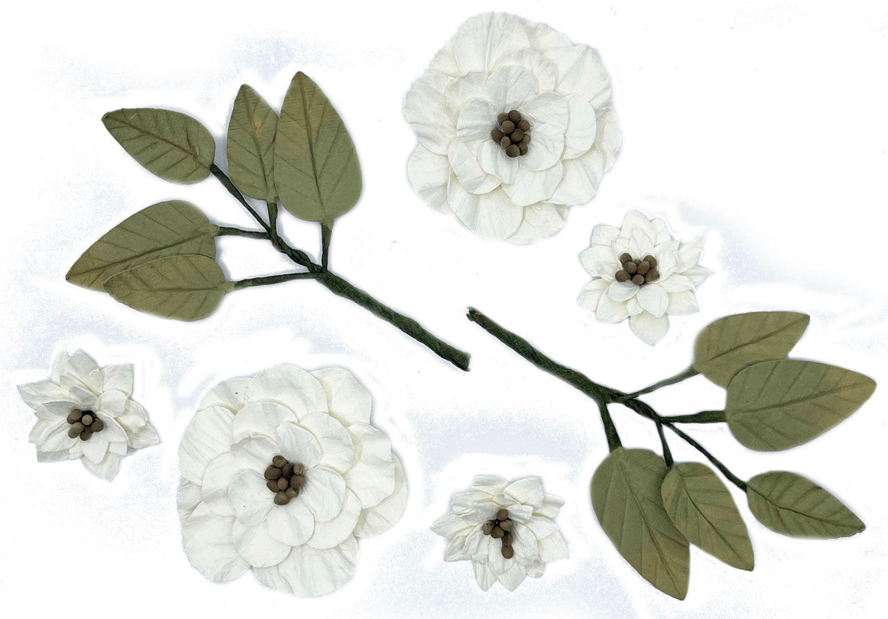 49 and Market Majestic Bouquet Ivory Flowers