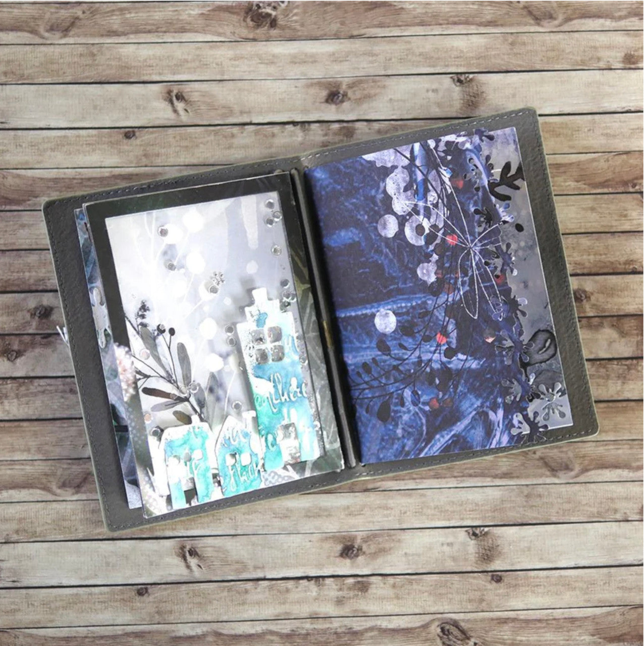 Elizabeth Craft Designs Traveler’s Notebook - Cool Grey