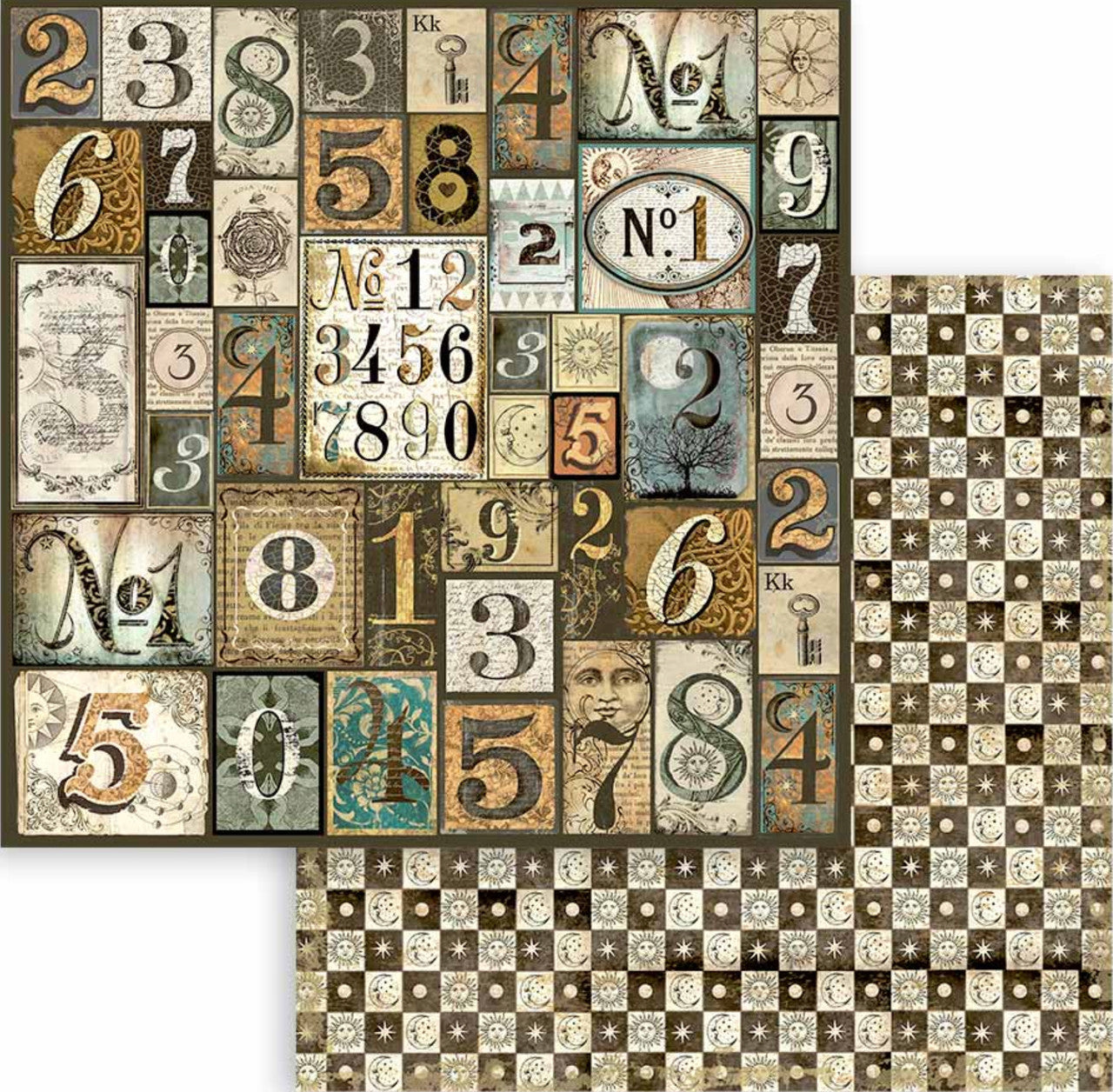 Stamperia Alchemy-papierpakket 8 "x 8"