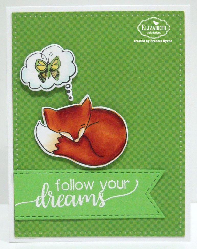 Elizabeth Craft Dreamers duidelijke stempel