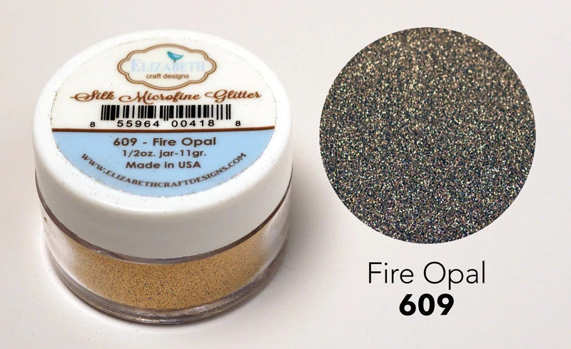 Elizabeth Craft Designs Silk Microfine Glitter - Fire Opal 0.5oz