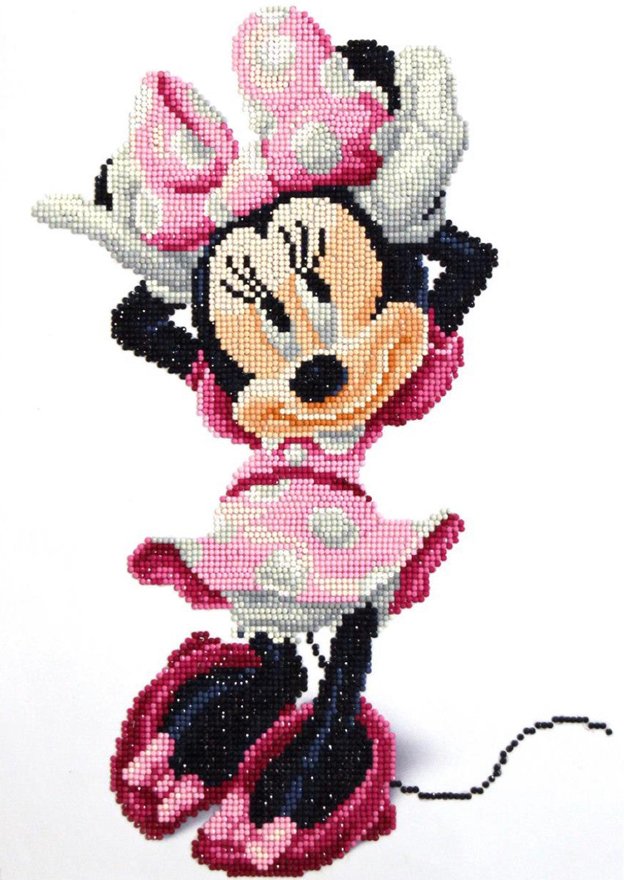Minnie Mouse Die Cut - 4, 5 or 6 high - Pink Bow or U choose color -  Disney