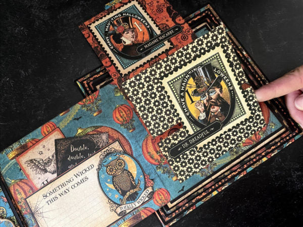 Gráfico 45 Hechizos Steampunk - Álbum piramidal interactivo