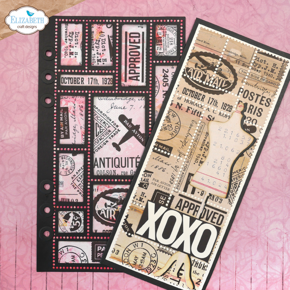 Elizabeth Craft Designs Postage Stamps Die Set 2075
