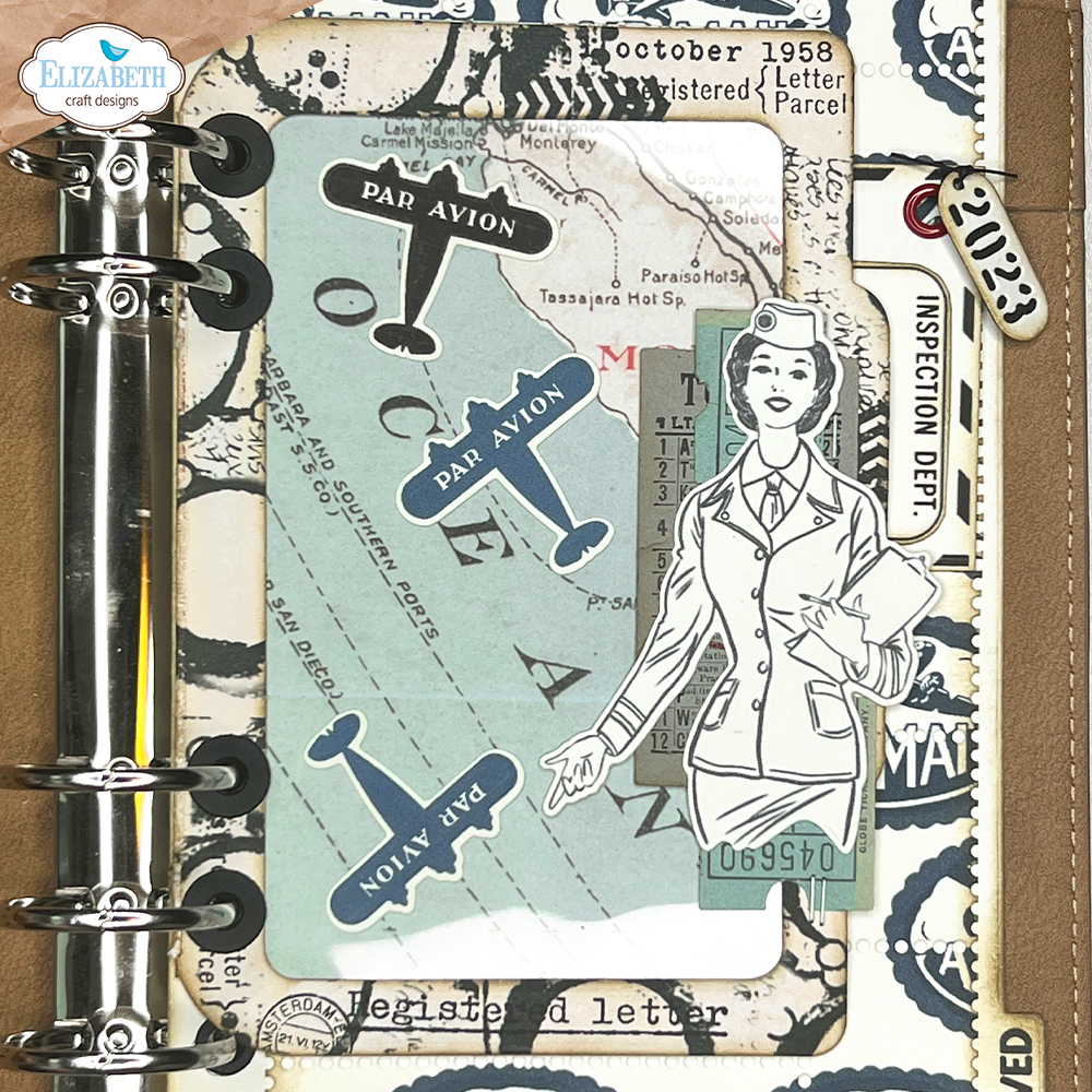 Elizabeth Craft Designs Wallet with Keys Die Set