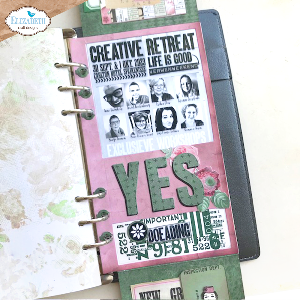Elizabeth Craft Designs Yes Joy Page Die Set