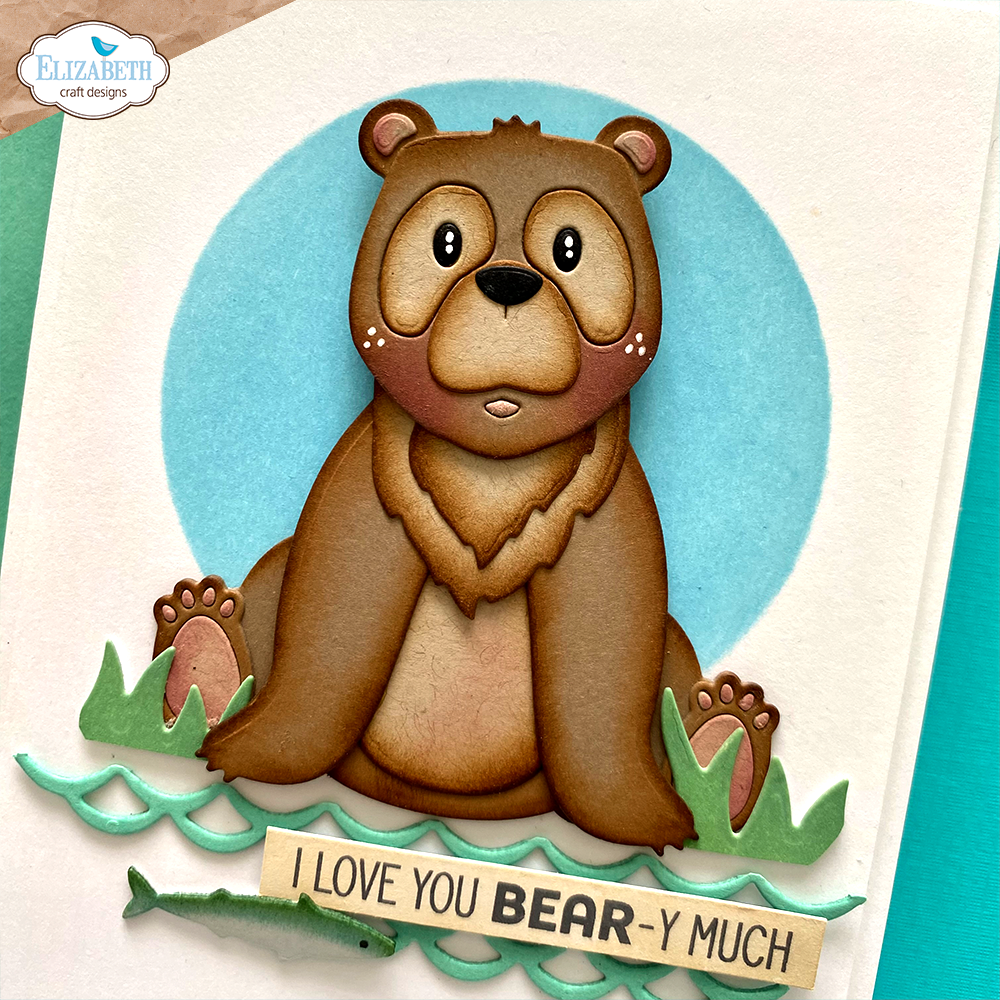 Elizabeth Craft Designs Oli the Bear Die Set