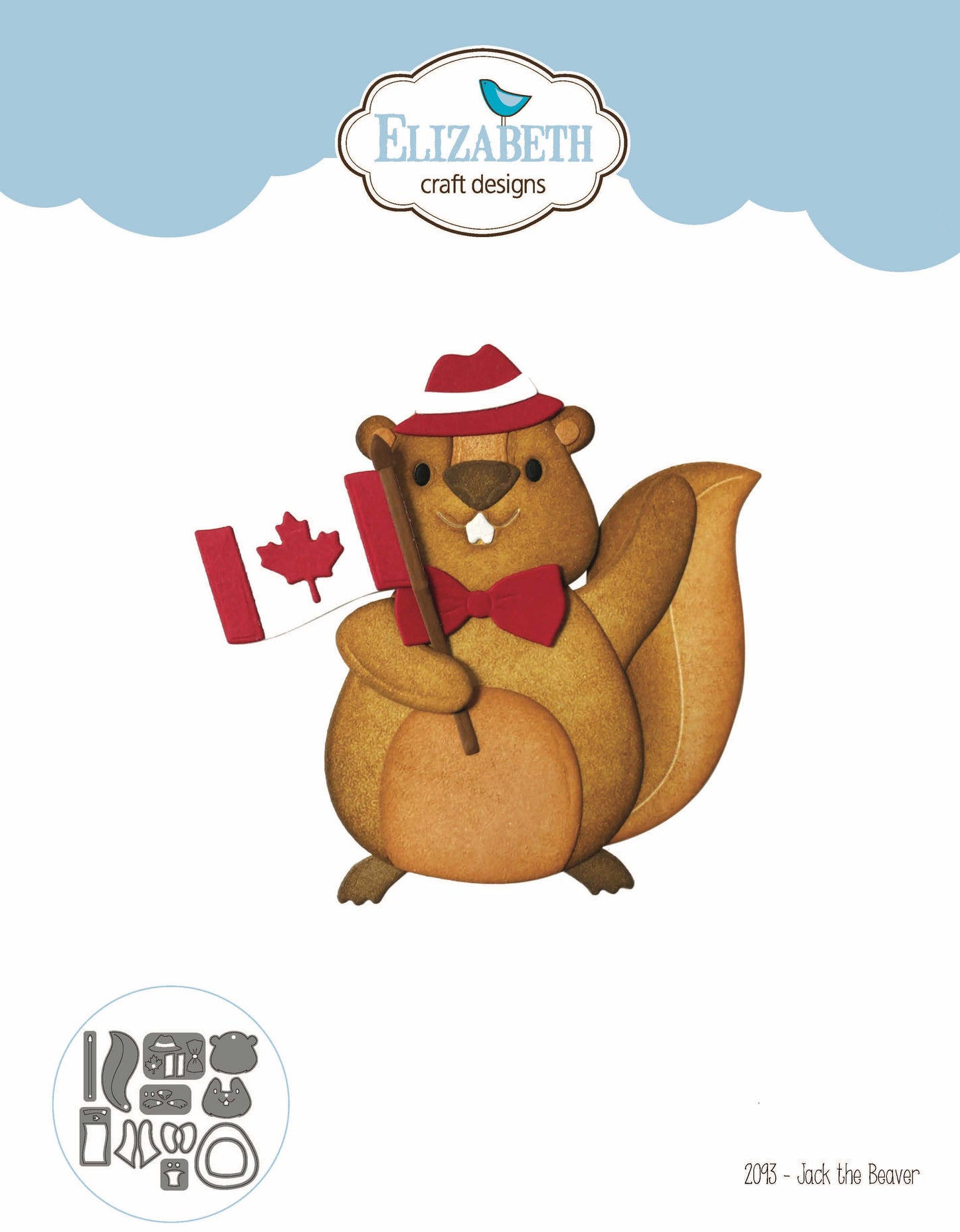 Elizabeth Craft Designs Jack the Beaver Die Set
