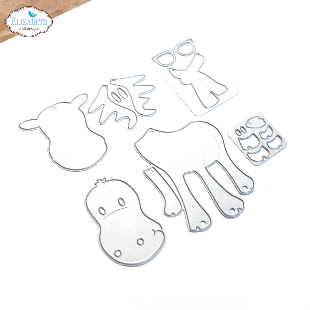 Elizabeth Craft Designs Liam the Moose Die Set