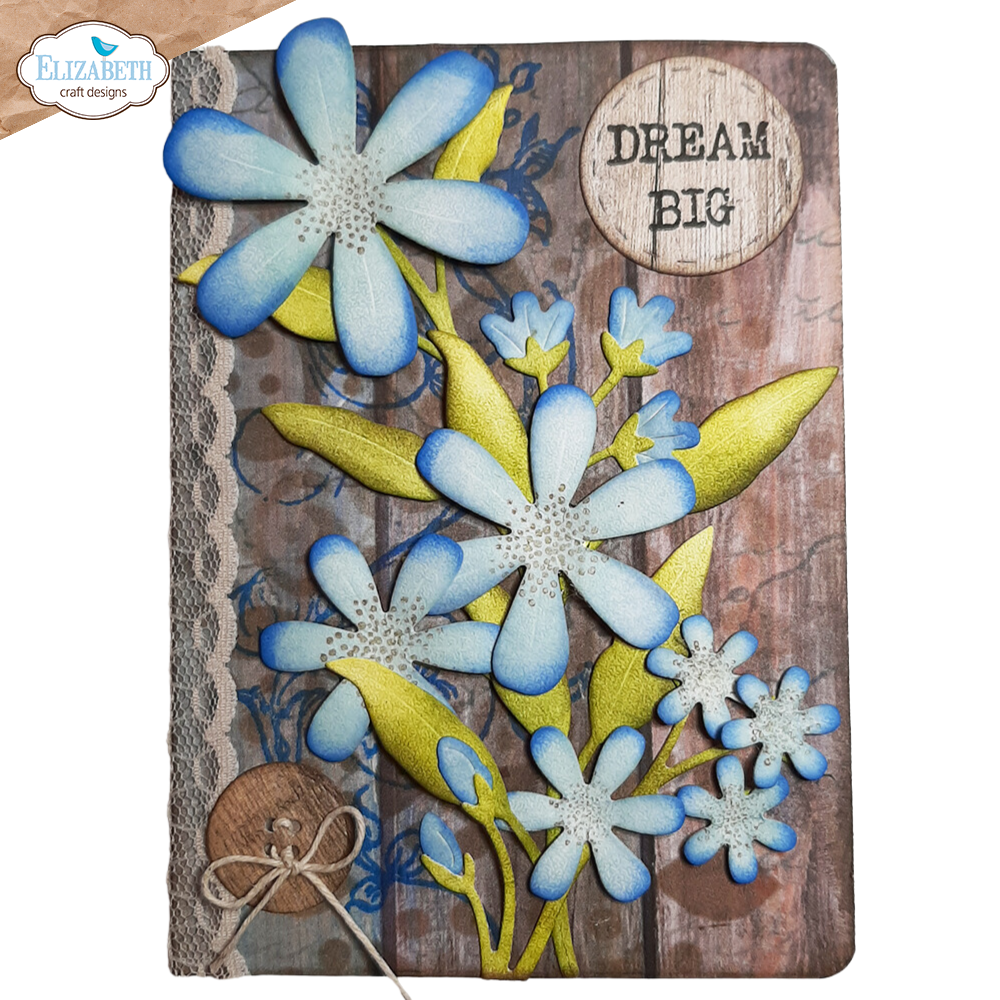 Elizabeth Craft Designs Wild Flower 2 Die Set