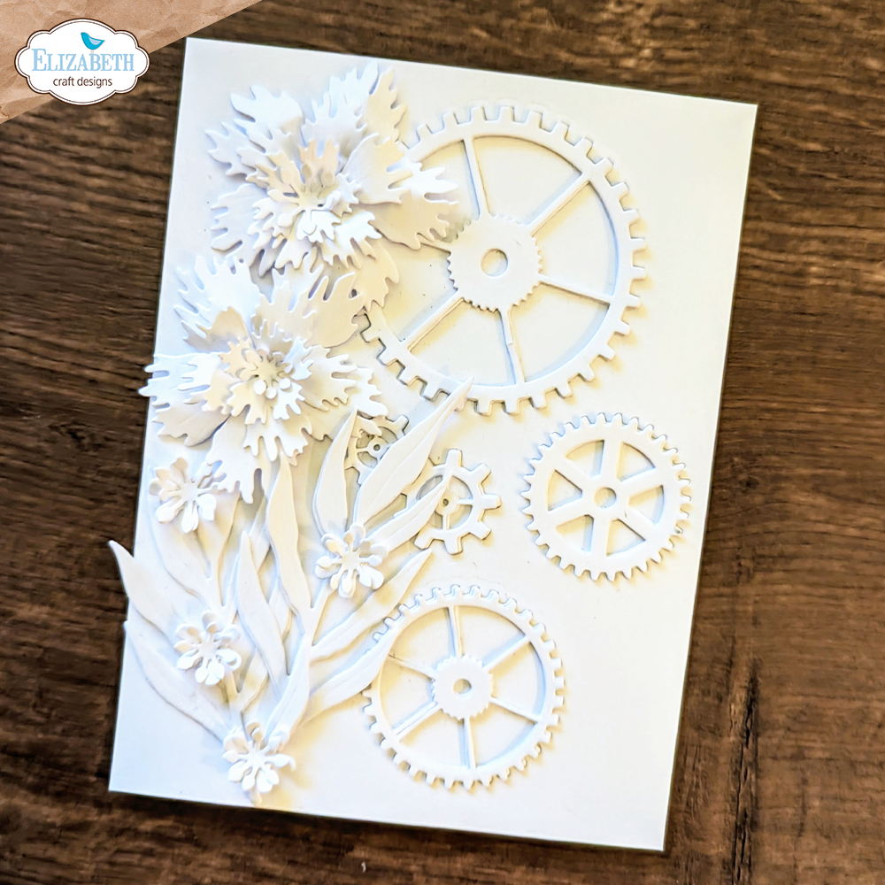 Elizabeth Craft Designs Wild Flower 4 Die Set