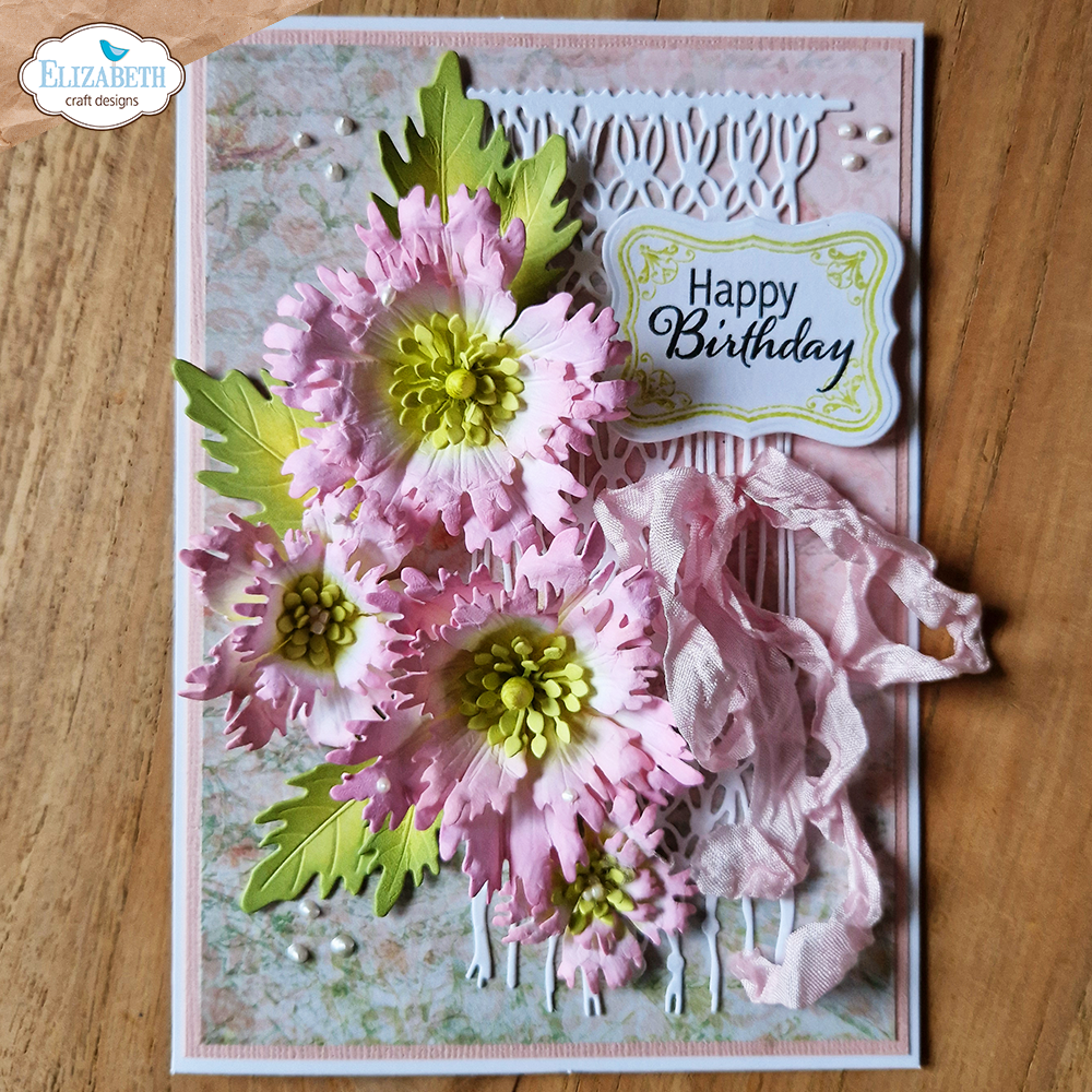 Elizabeth Craft Designs Wild Flower 4 Die Set