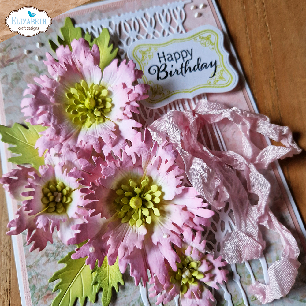 Elizabeth Craft Designs Wild Flower 4 Die Set