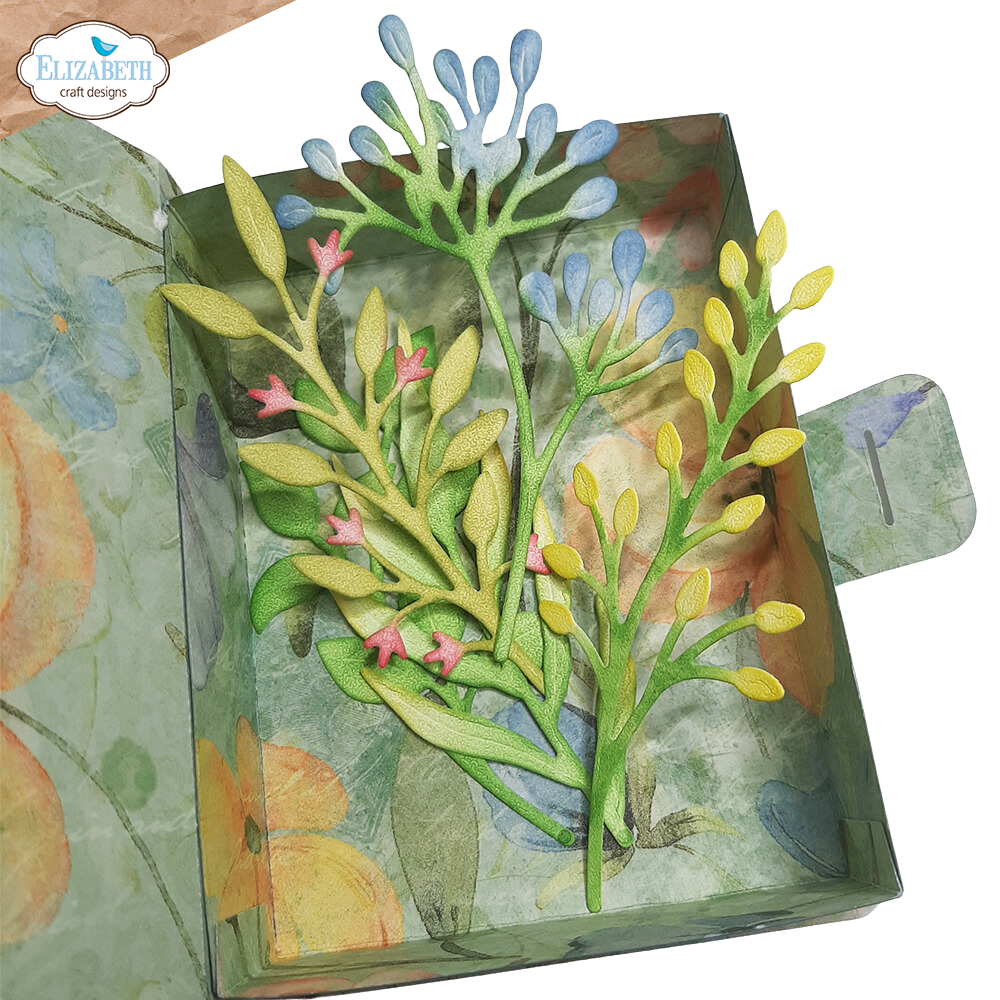 Elizabeth Craft Designs Greenery Fillers 1 Die Set