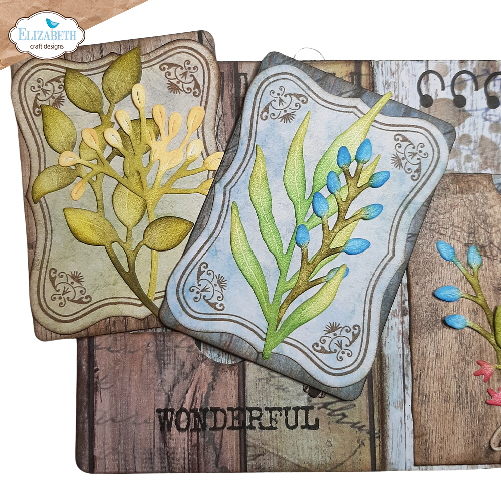 Elizabeth Craft Designs Greenery Fillers 1 Die Set