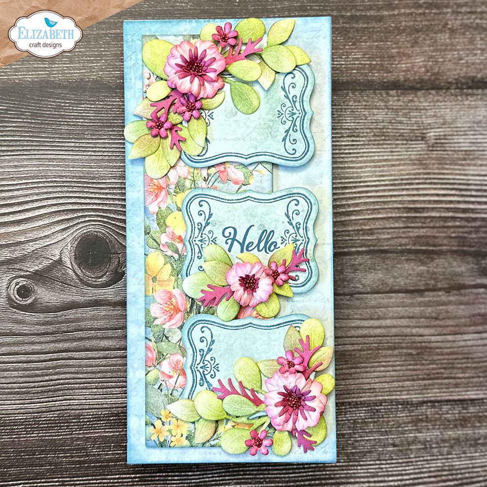 Elizabeth Craft Designs Garden Party Frames & Elements Die Set