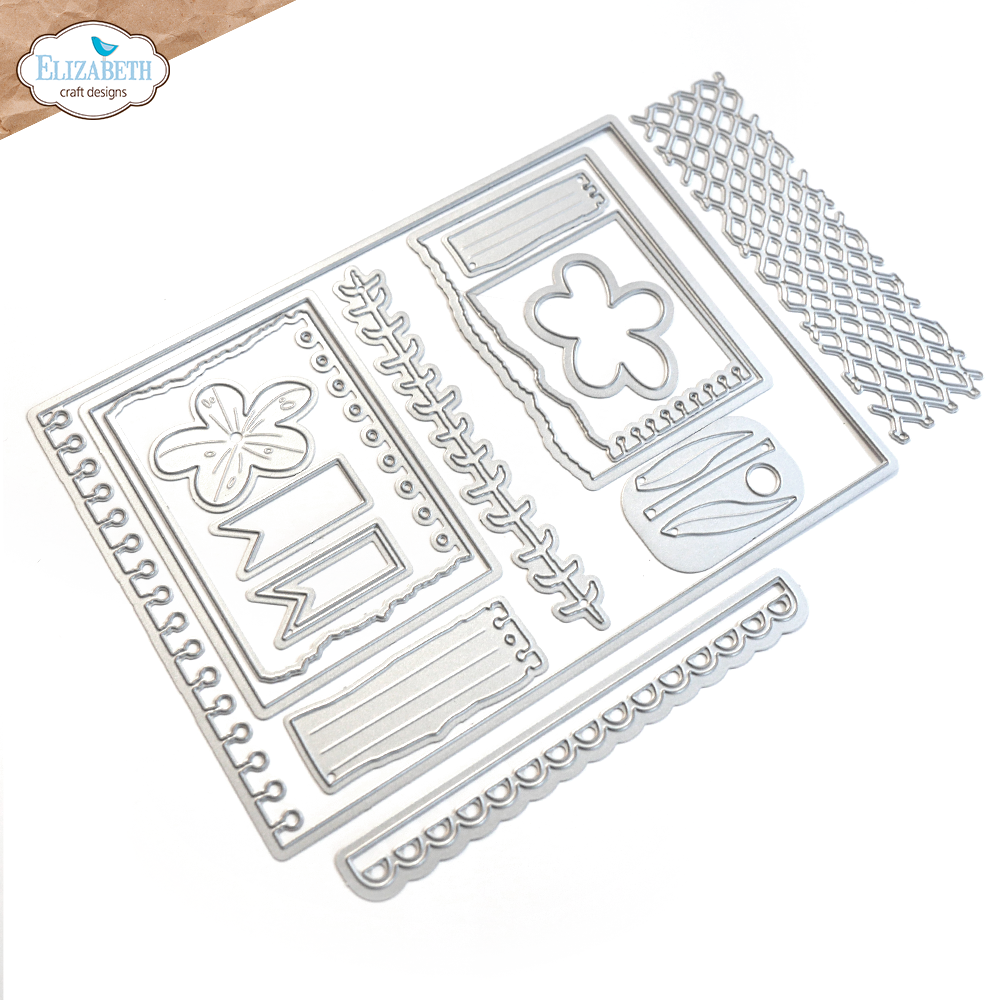 Elizabeth Craft Designs Torn Metal Die Set